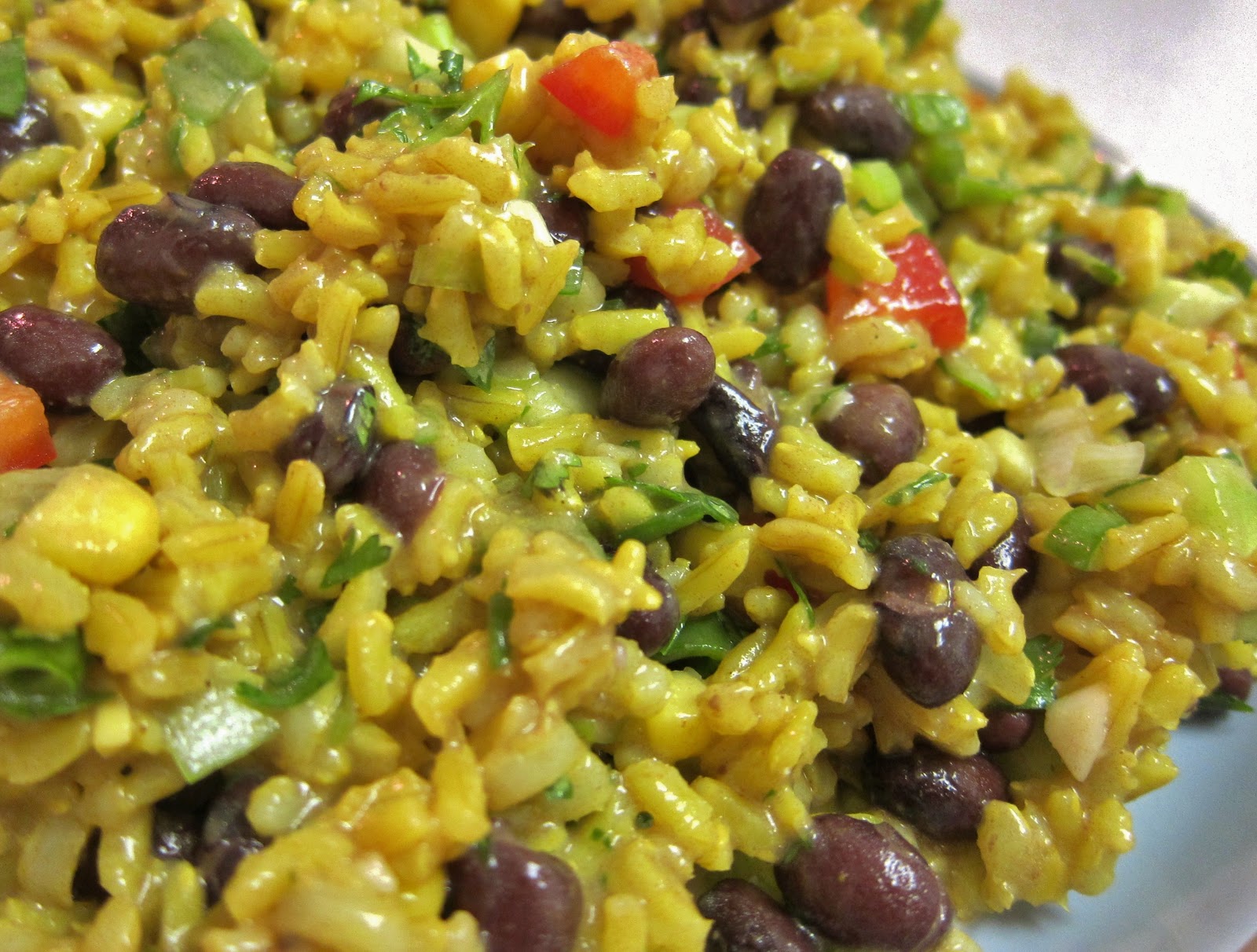 The Vegan Chronicle Rice and Black Bean Salad with Cumin Dressing