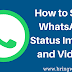 How to Save WhatsApp Status Images and Videos