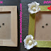 DIY decorare una cornice con materiale di riciclo