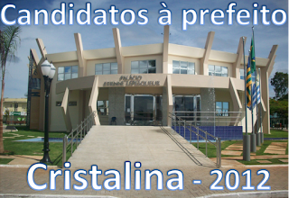 Relação de candidatos a prefeito de Cristalina 2012