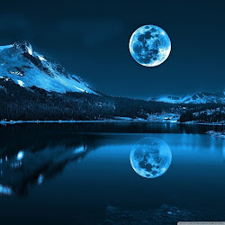 moonlight night wallpapers desktop sky unknown moon water lake posted