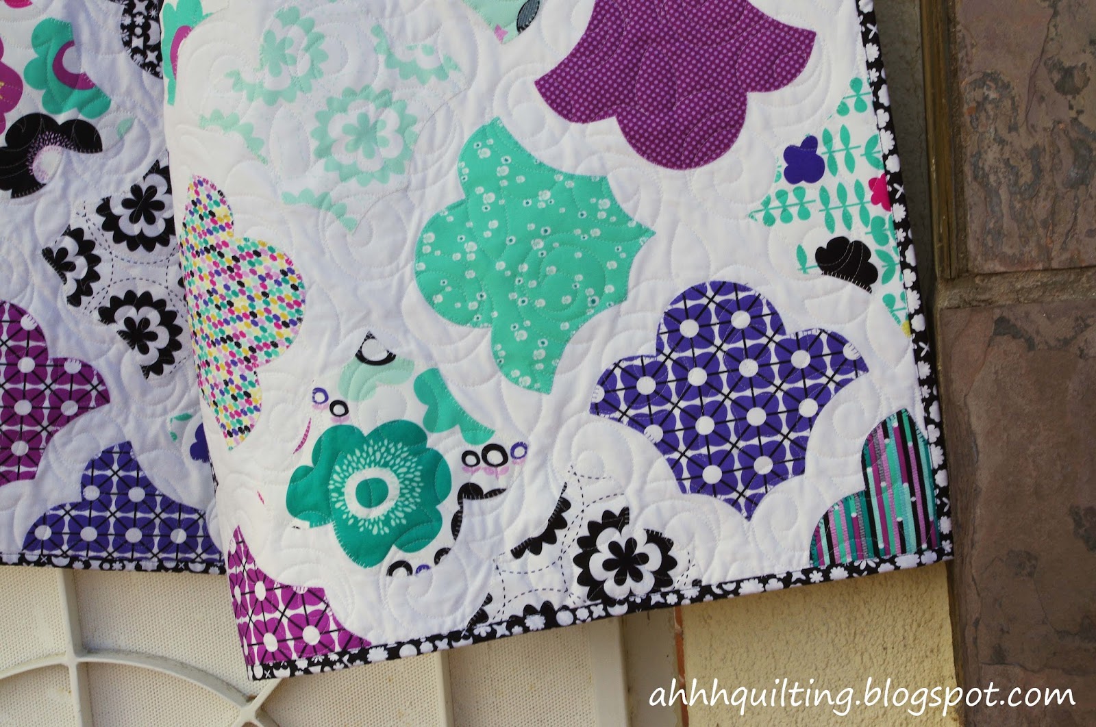 Geometric Bliss Quilt Ahhh...Quilting