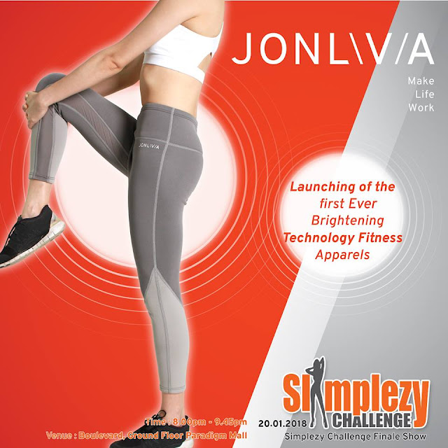 Seluar pertama untuk Fitness-Skincare Pelancaran Jonlivia BlazePants Brightening Series Dan Pemenang 'Slimplezy Challange'