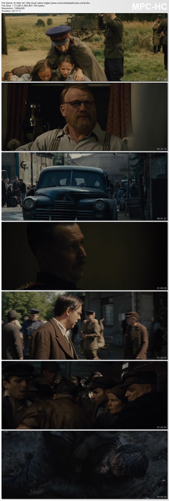 Capturas de la película.