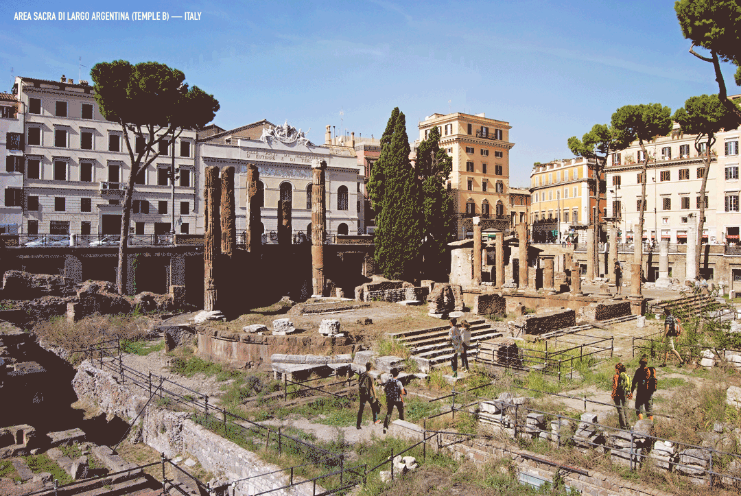 7 Beautiful Ancient Ruins This Is What They Would Look Like Today In Their Original Locations - Area Sacra di Largo Argentina – Temple B