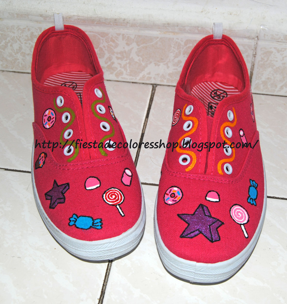 Fiesta de colores Referencia Zapatillas Gominolas