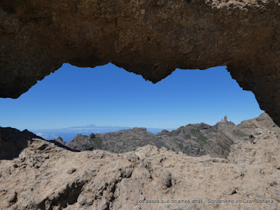 La Ventana del Nublo, el Roque Nublo y El Teide La Ventana del Nublo, el Roque Nublo y El Teide