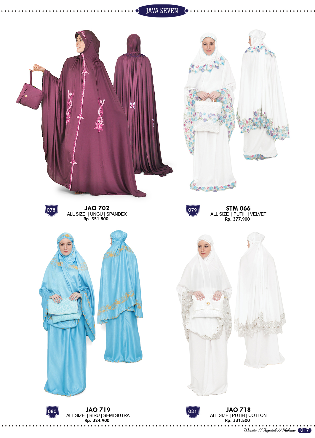 Katalog Terbaru Java Seven 2017-2018 Fashion Pria Wanita