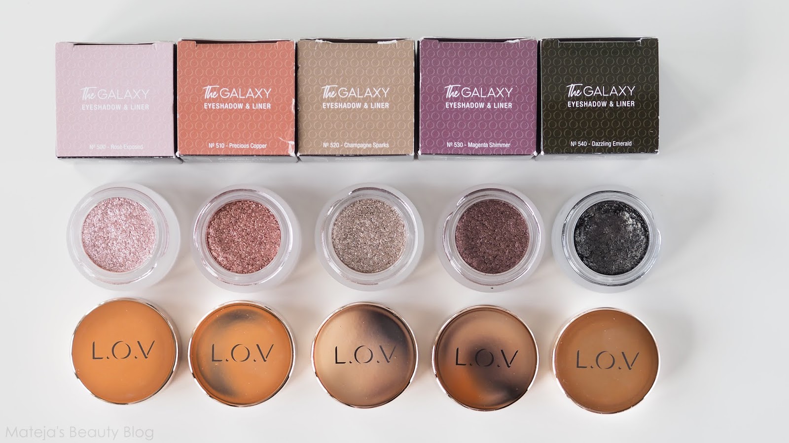 L O V The Galaxy Eyeshadow Liners Mateja S Beauty Blog