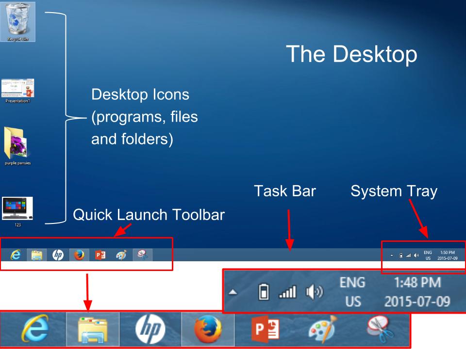 Windows Desktop JSS1 Computer Sudies Lesson Note EduPadi Classroom