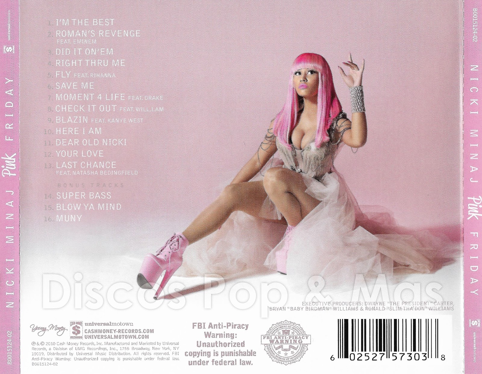 Discos Pop & Mas Nicki Minaj Pink Friday (Deluxe Edition)