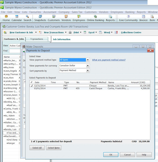 Jeanne Franche Bookkeeping Services Quickbooks Tip How To Record
