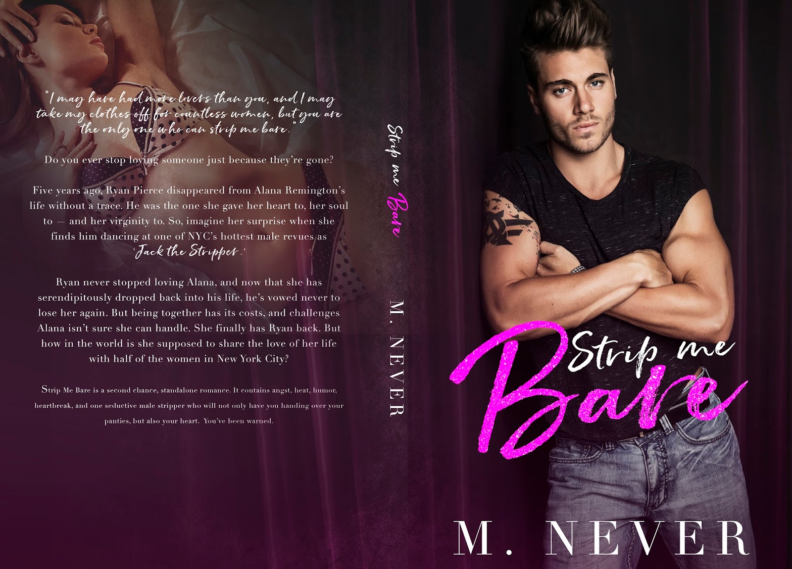 Cover Reveal - Strip Me Bare by M. Never.