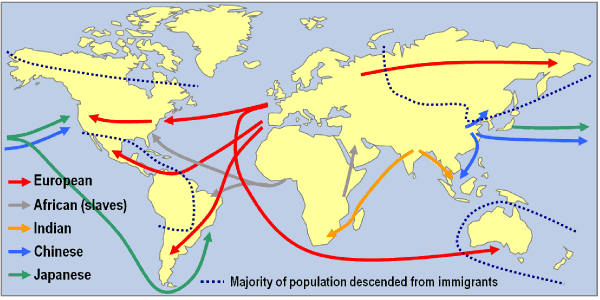 Where people are living now. | GEO 106 Human Geography