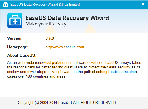 EaseUS Data Recovery Wizard 8.6 EaseUS Data Recovery Wizard 8.6
