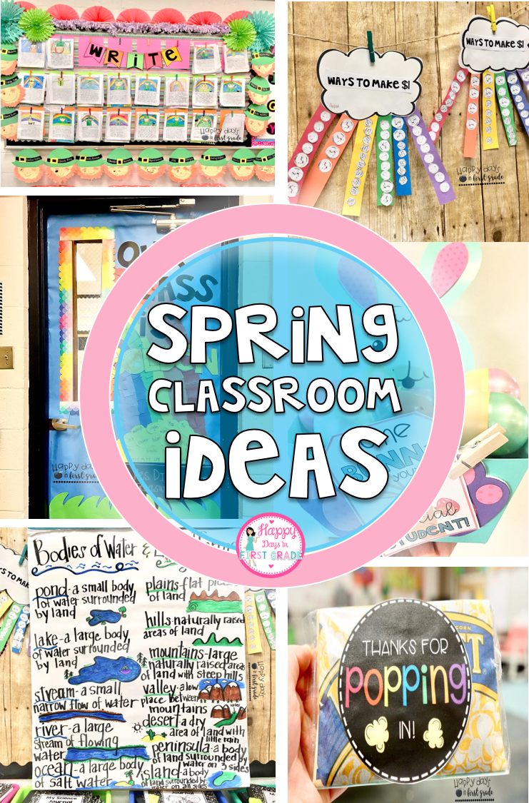 Happy Days in First Grade Spring Classroom Ideas & Resources