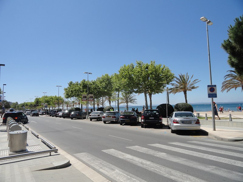 Rosas Costa Brava La zone de parking payant à Rosas