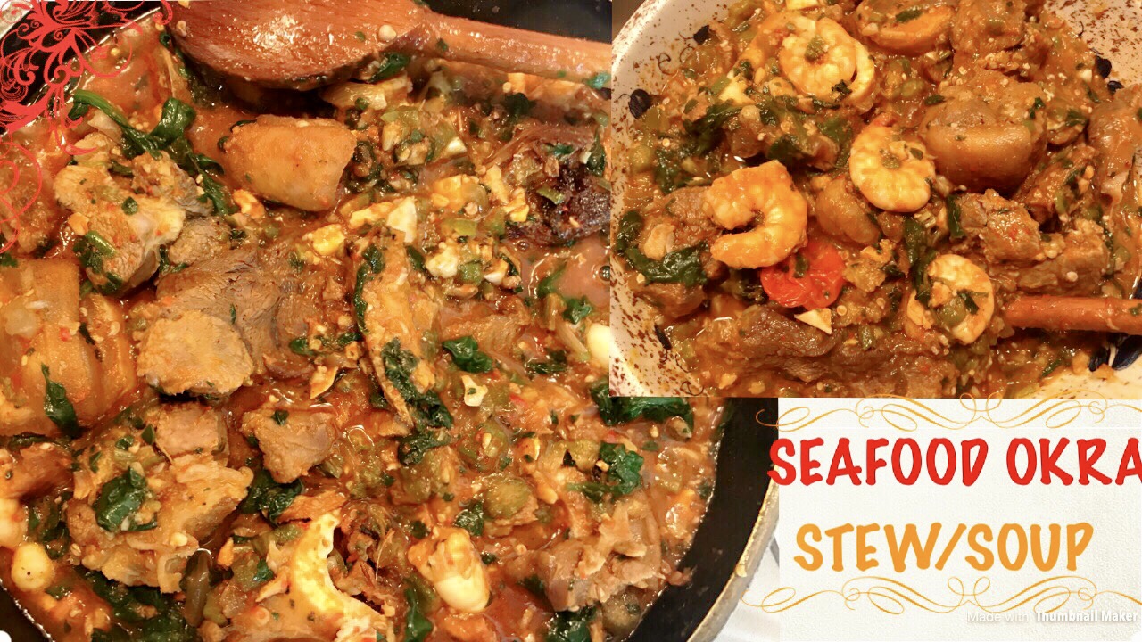 Cooking and Lifestyle with Tessy How To Make Seafood Okra StewSeafood