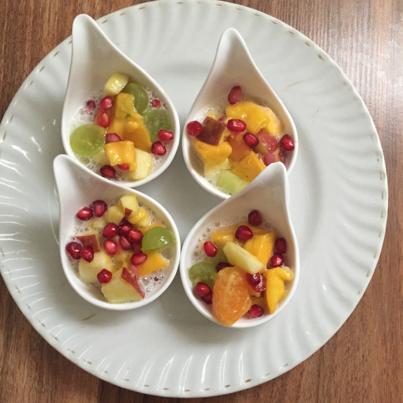 MASTERCHEFMOM Fruit Salad Fruit Salad with Flavoured Almond Milk