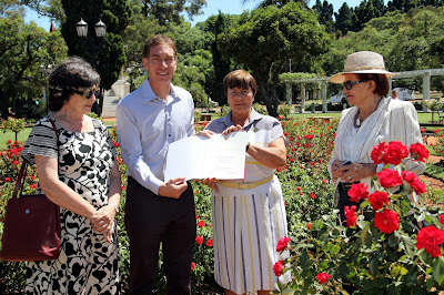 El Rosedal porteño recibió el premio Jardín de Excelencia