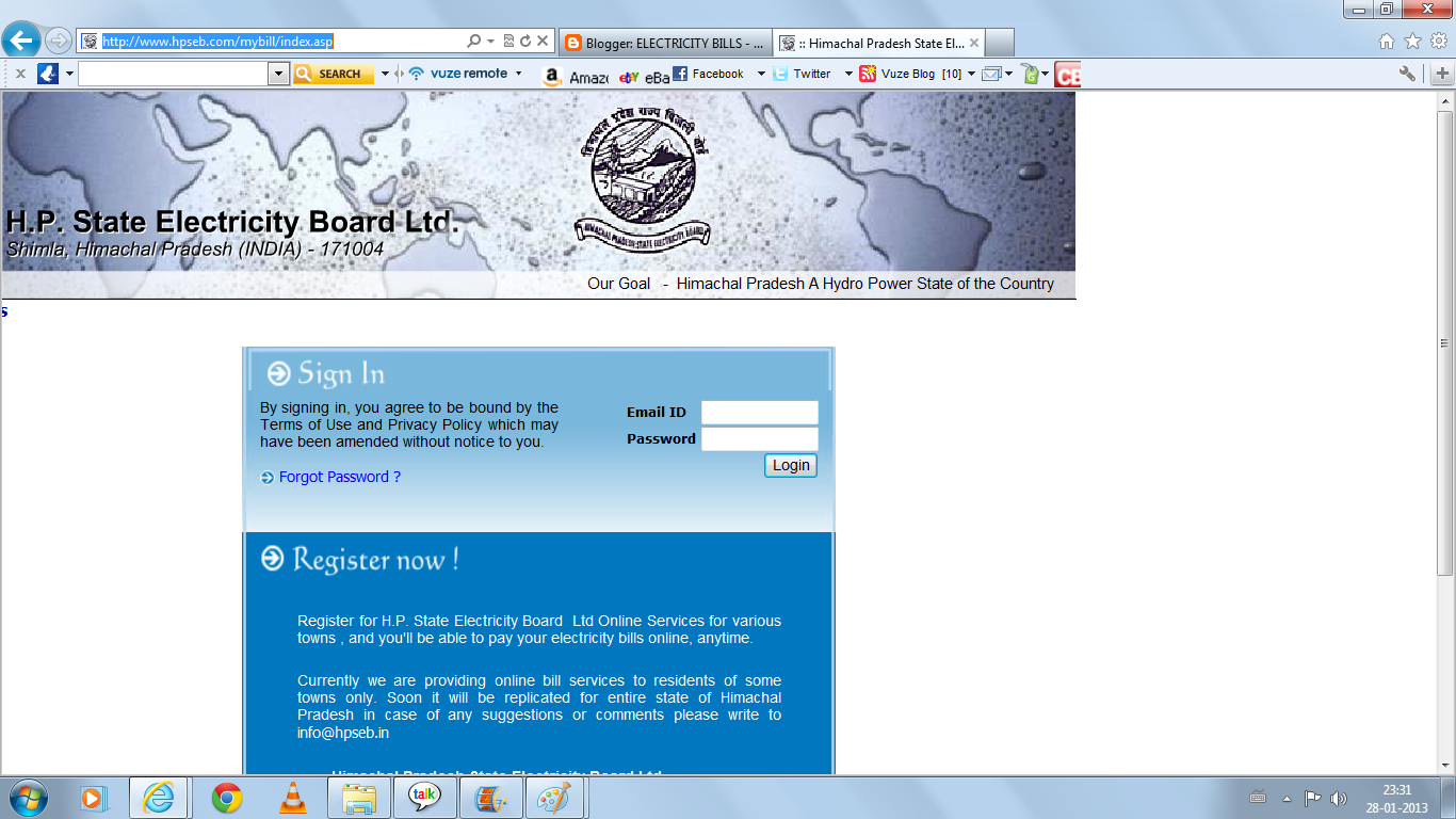 Himachal Pradesh electricity bill status and payment Online Utility