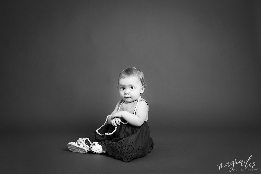 Lucille's 1 Year Cake Smash Kingsport TN Studio Photography