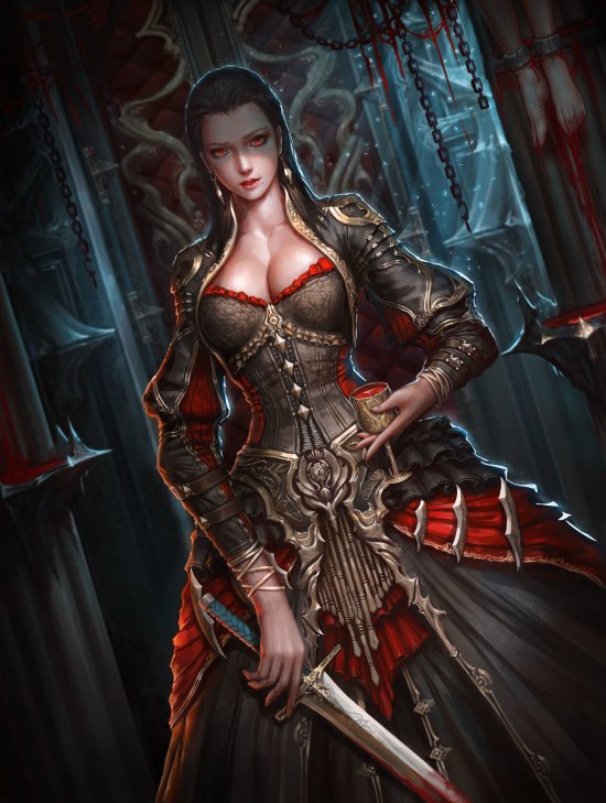 As belas mulheres nas ilustrações de fantasia e ficção científica de JeongSeok Lee JeongSeok Lee artstation arte ilustrações fantasia ficção científica mulheres beleza sensual