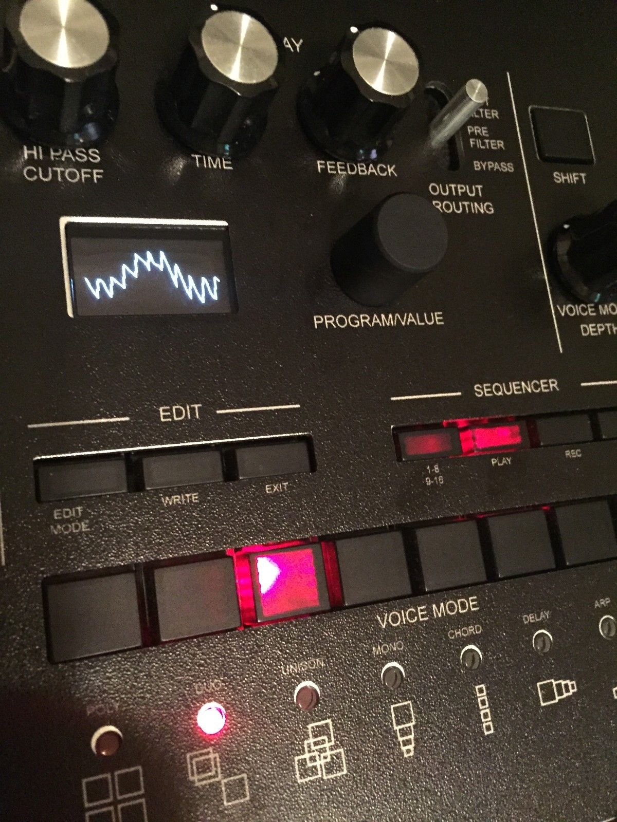 MATRIXSYNTH Custom BLACK Minilogue with Moog style knobs