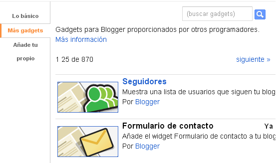 Formulario de contacto para blogger con un simple widget