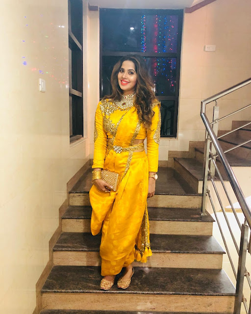 Full Sleeves Blouse with Dhoti saree drape Full Sleeves Blouse with Dhoti saree drape