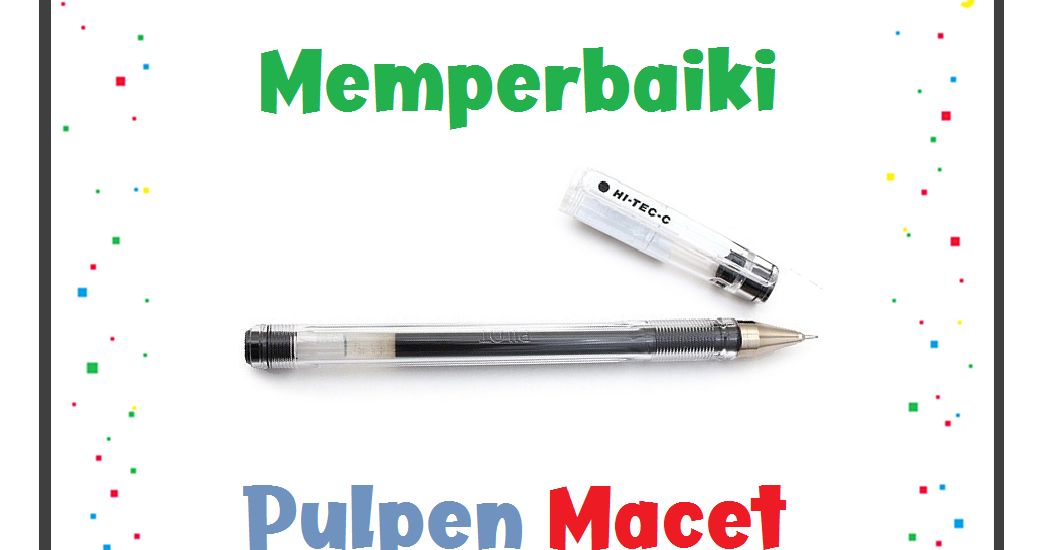 Tinta Pulpen Mengering