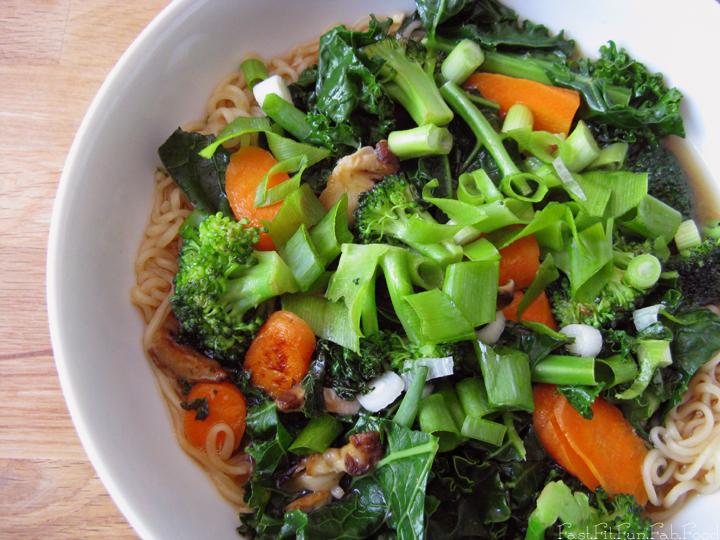Fast Fit Fun Fab Food Ramen Noodle Recipe with Vegetable 1