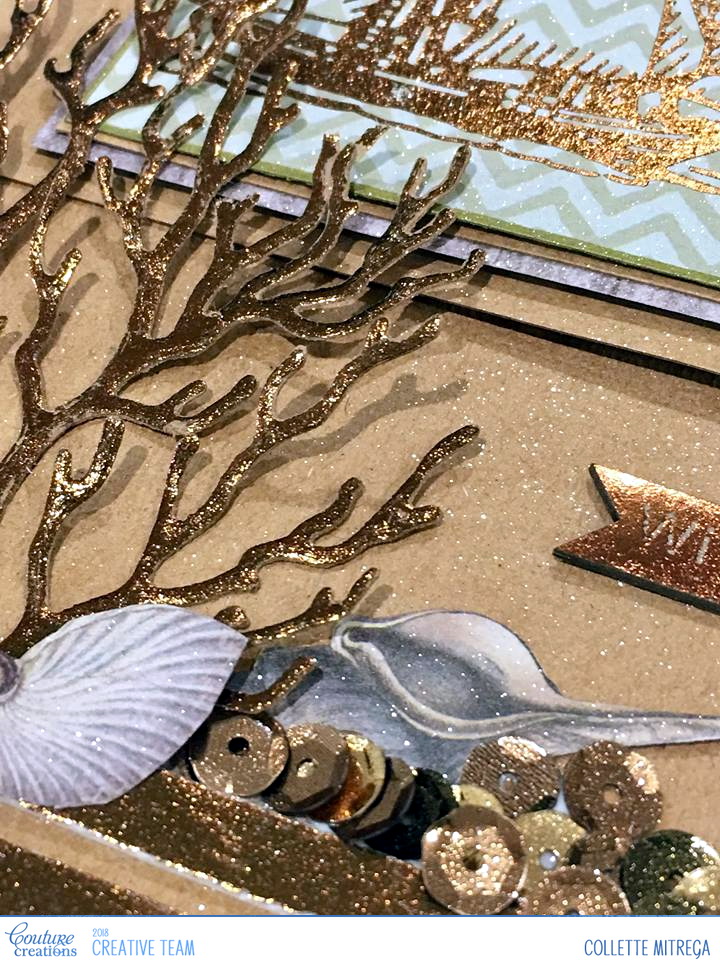 Corner Fold Card by Collette Mitrega Couture Creations