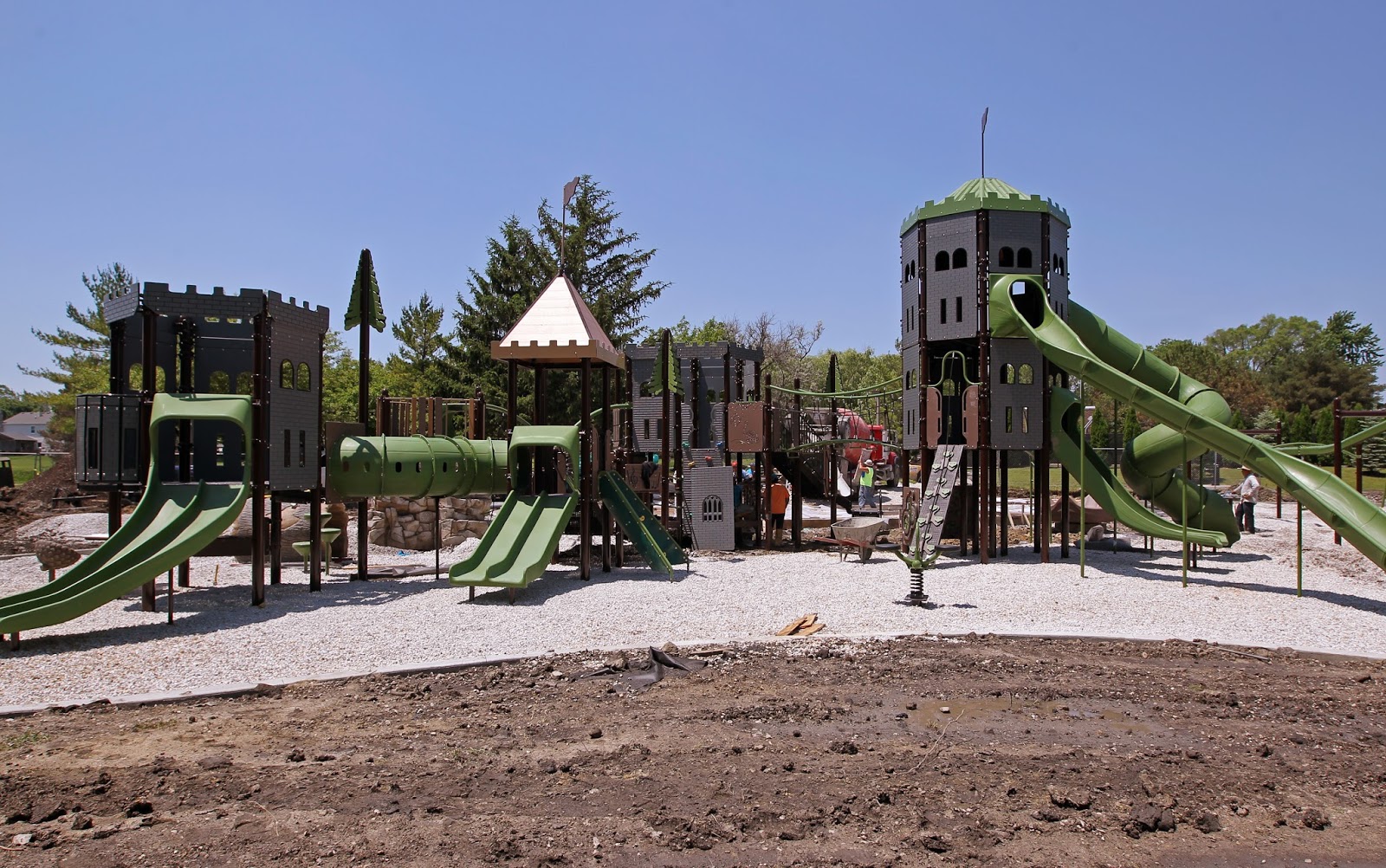 Mark Kodiak Ukena Deerpath Park's Kids Castle Rebuilt