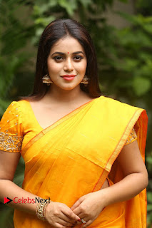 Actress Poorna Pictures in Saree at Avanthika Movie Opening  0018