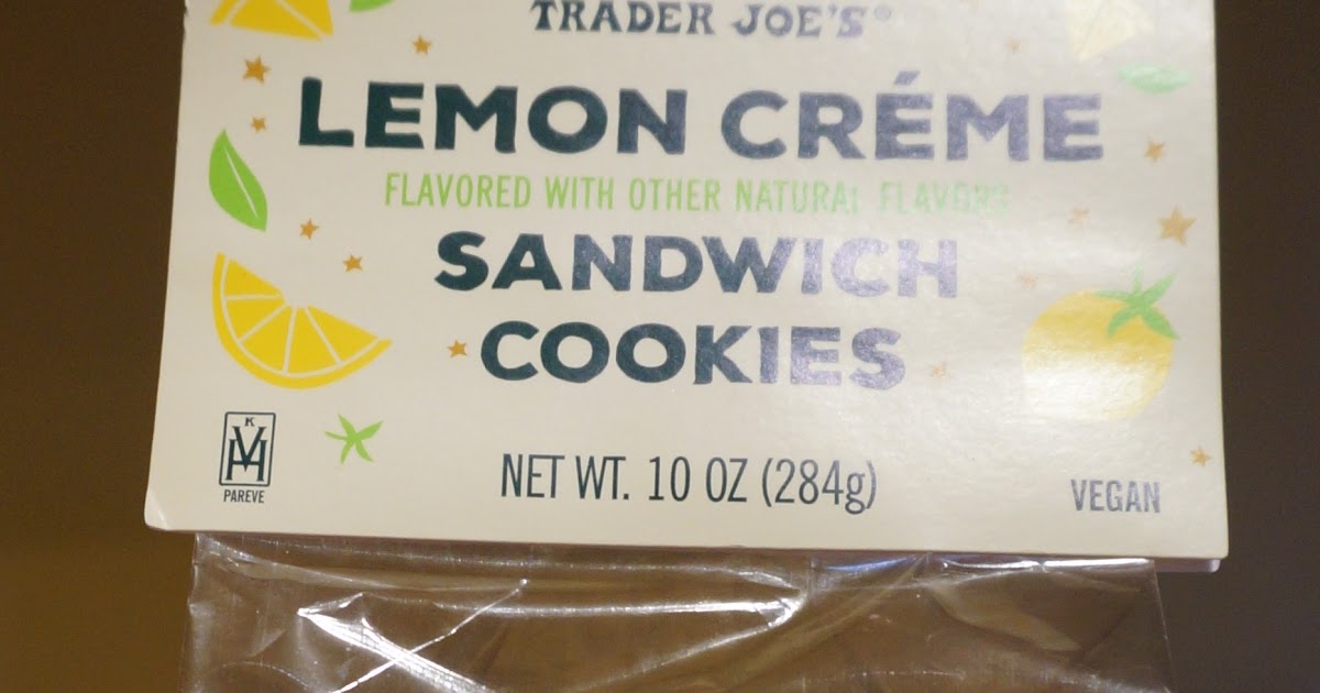 Exploring Trader Joe's Trader Joe's Lemon Creme Sandwich Cookies