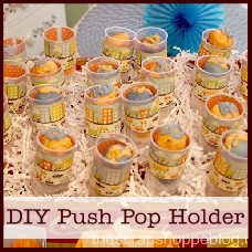 DIY Push Pop Holder