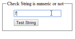 Check string is numeric or not in asp.net C# VB