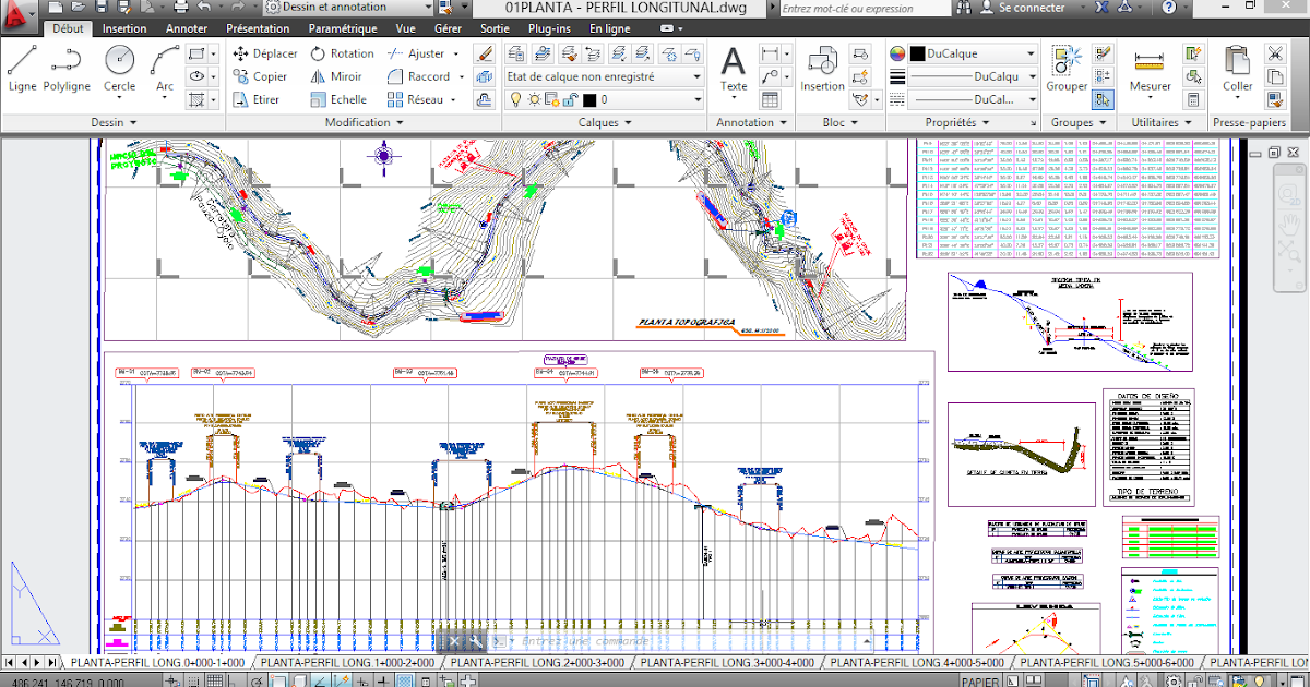 Fiches Autocad Pour Une Etude De Route Complet Avec Civil 3d Formation B Tp H