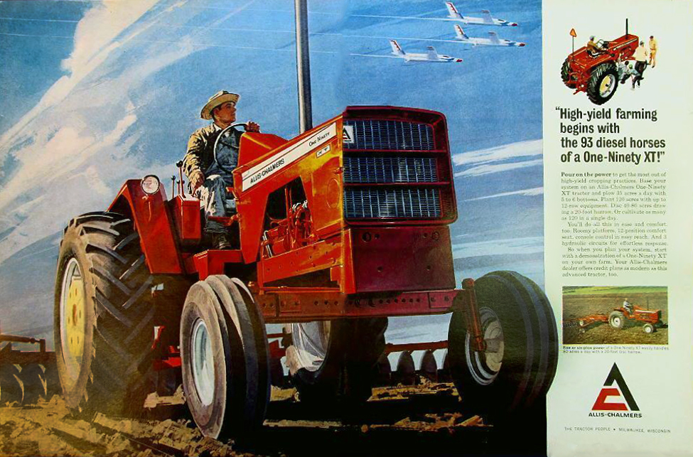 transpress nz 1967 Allis Chalmers XT tractor