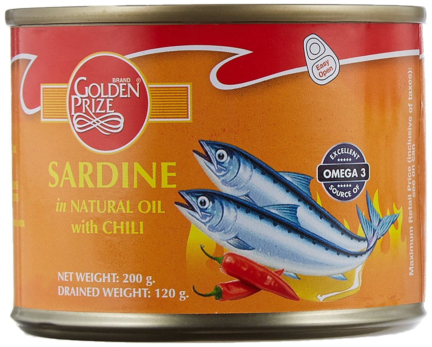 Canned Sardine Fish in Chili Delicious Meat Sardine Canned Fish