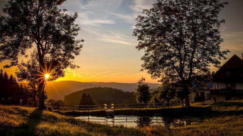 Perfect Sunset admired from Nature