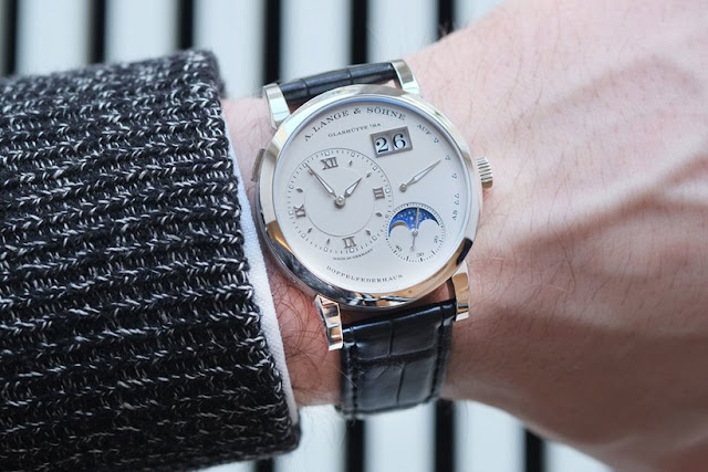 TOP Replica A.Lange&Sone Lange 1 Moonphase Platinum 109.025 Watch From http://www.replicawatchreport.co/!