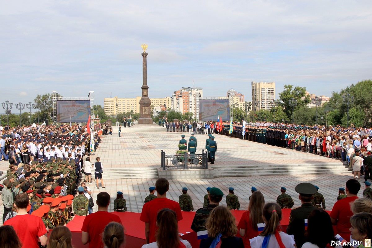 Площадь воинской славы хабаровск
