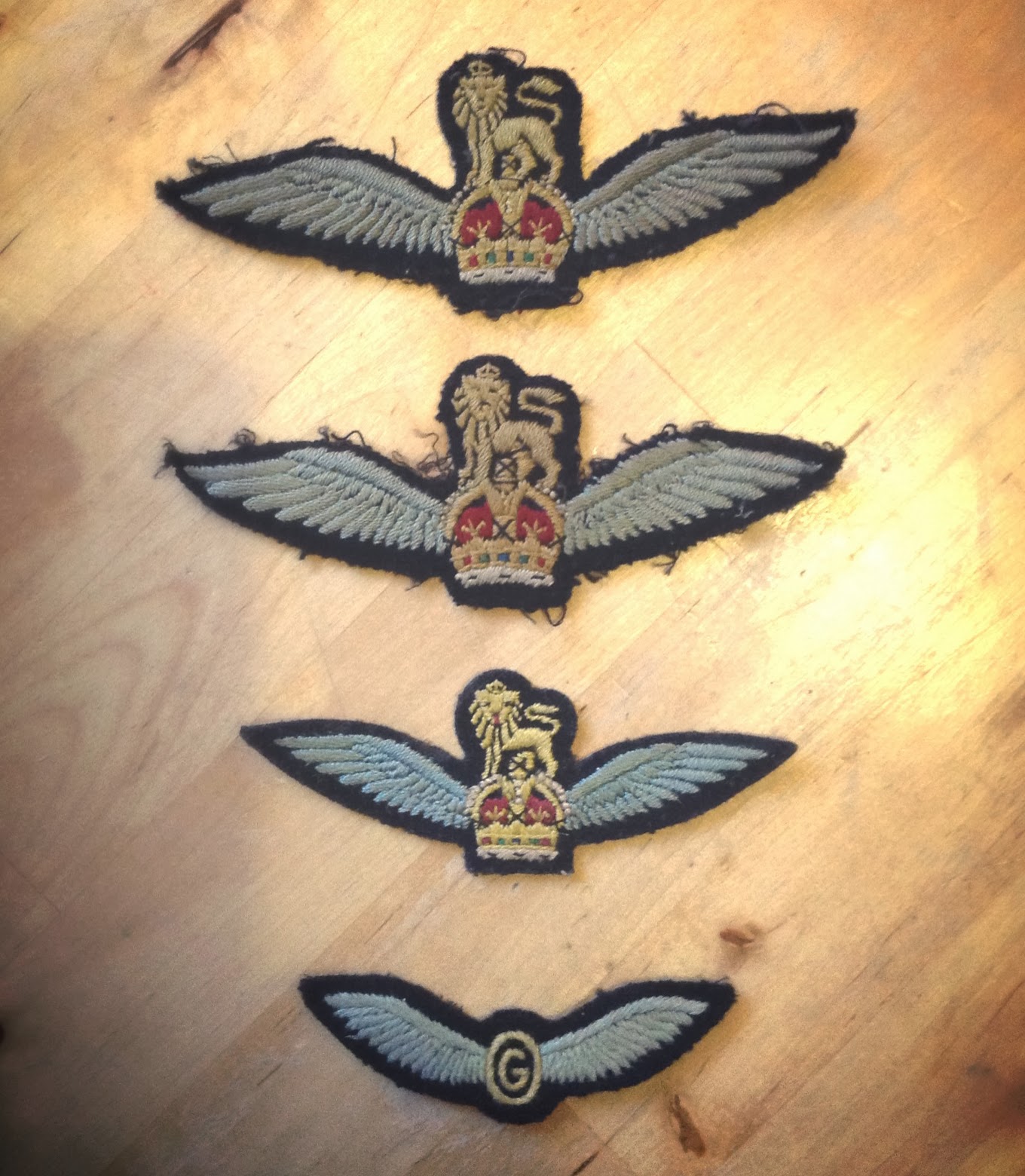 Chalk Living History the Glider Pilot Regiment Original GPR Wings