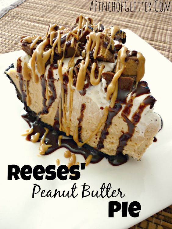 This Reese's Peanut Butter Pie is sure to knock your socks off. With a delicious no-bake peanut butter cheesecake filling and topped with Reese's Miniatures, you can't go wrong with this easy dessert. This Reese's Peanut Butter Pie is sure to knock your socks off. With a delicious no-bake peanut butter cheesecake filling and topped with Reese's Miniatures, you can't go wrong with this easy dessert.