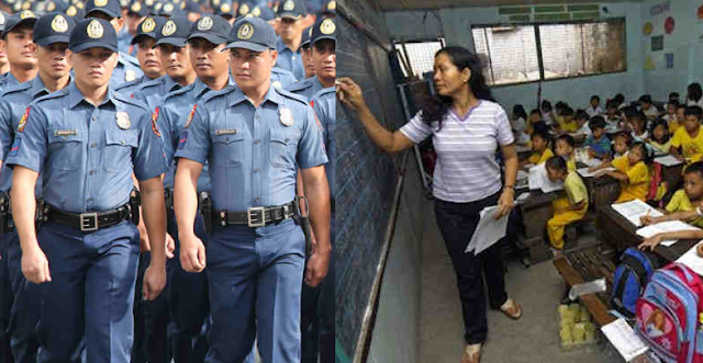 Duterte administration to raise salary of teachers and policemen
