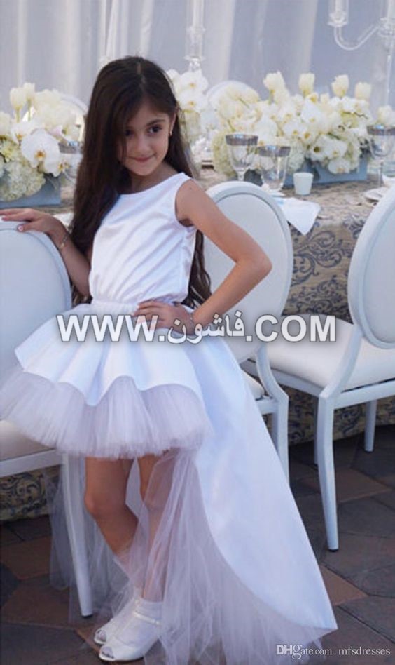 أجدد صيحة لفساتين زفاف الأطفال فى عالم السواريه لعام 2019 فساتين أطفال, فساتين سواريه أطفال, فساتين سواريه, فساتين بيضا للأطفال, فساتين أفراح