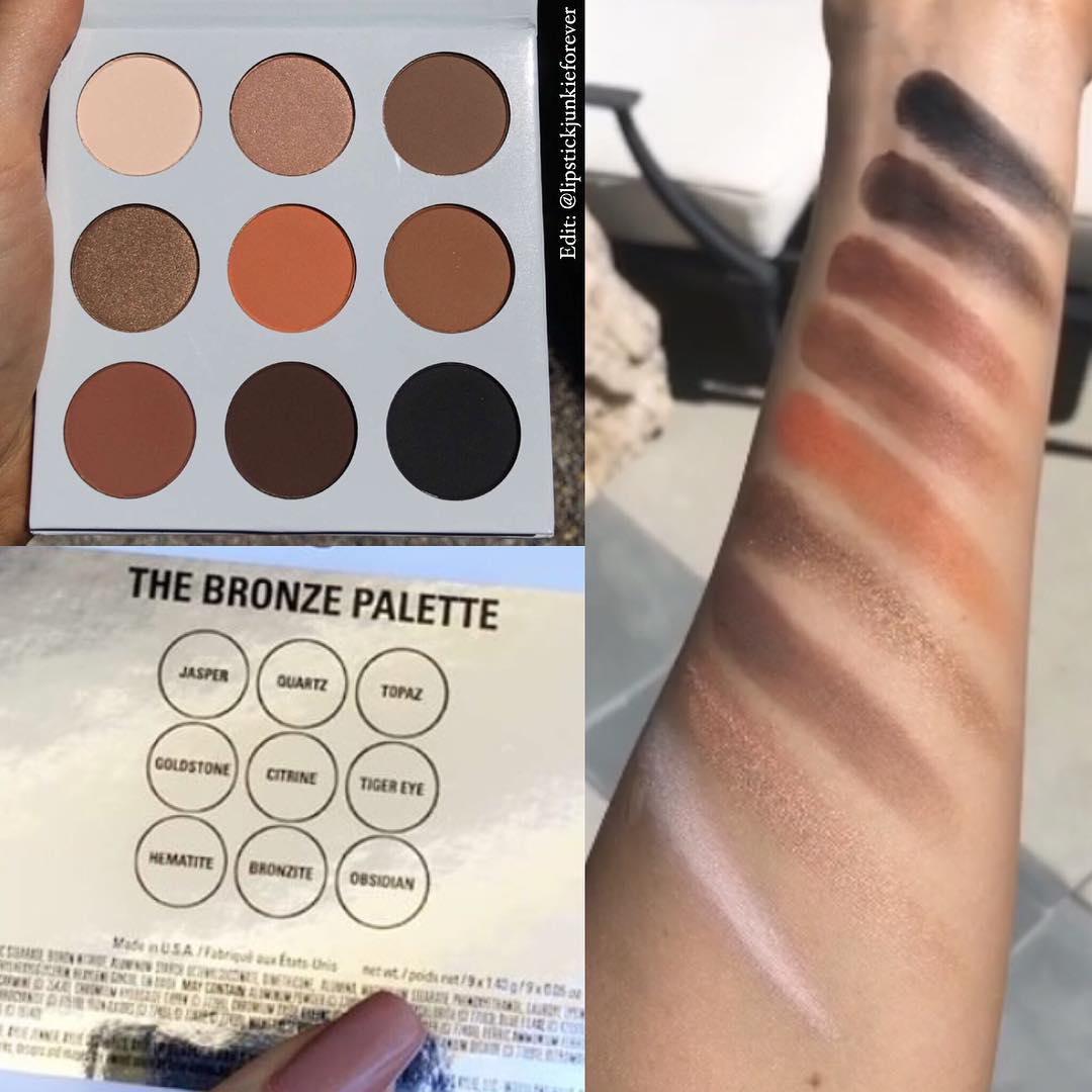 KYSHADOW KYLIE JENNER'S NEW BRONZE EYESHADOW PALETTE FT. MAKEUP