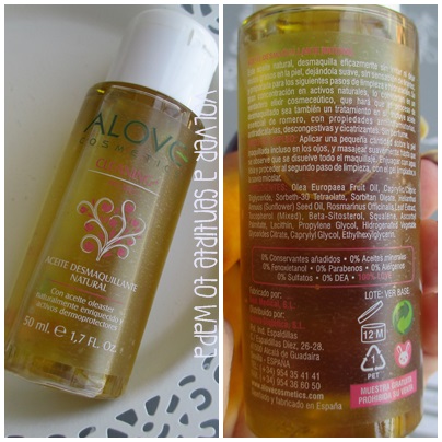 Alove Cosmetics - Gama Cleaning+ - Aceite Desmaquillante Natural
